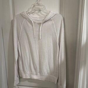 DSG white mesh long sleeeve athletic top size medium